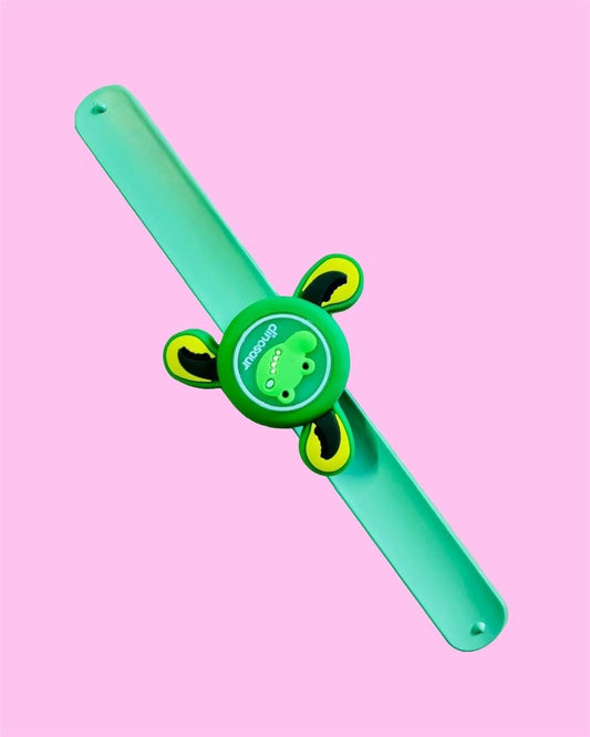 LED Light Spinning Slap Band Cartoon Bracelet